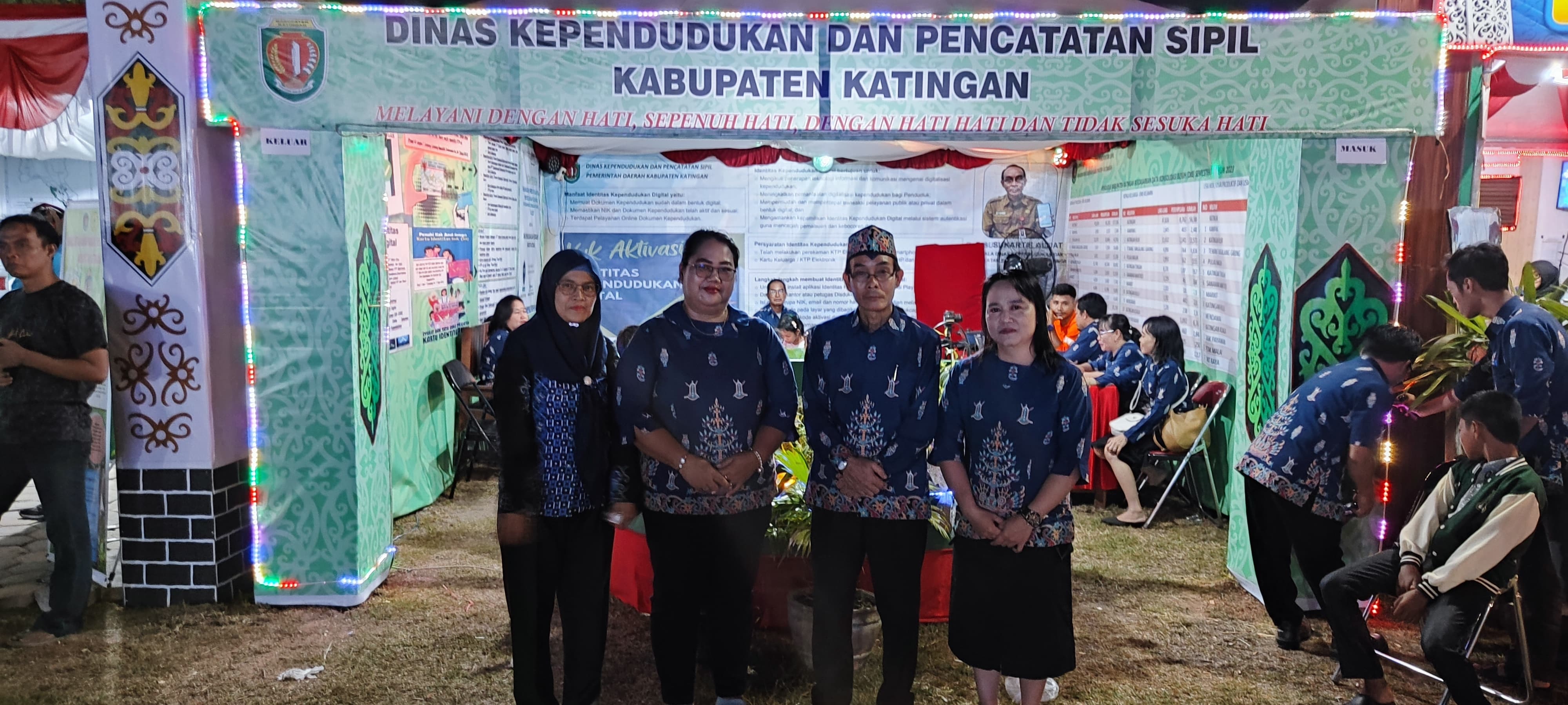 Para Pejabat Disdukcapil Kab Katingan