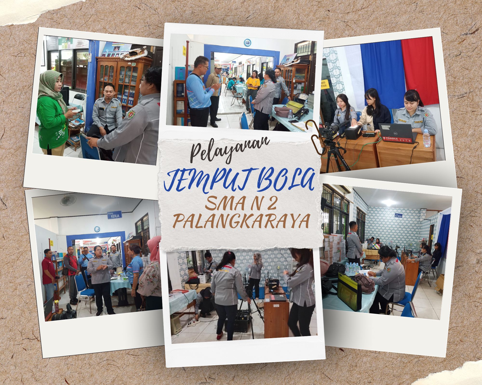 Ruangan perekaman KTP Elektronik SMKN 2 palangkaraya